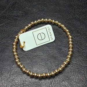 enewton Gold Filled Beaded Stretch Bracelet. E13.0220 - Picture 1 of 4