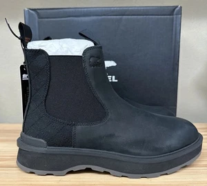 Botas Chelsea negras Sorel Hi-Line para hombre talla 8 - Imagen 1 de 6