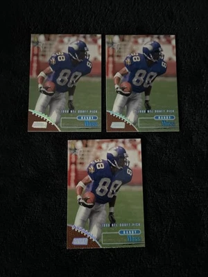 (3) 1998 Topps Stadium Club - 1998 NFL Draft Pick Randy Moss #189 (RC) Lot - Image 1 of 2