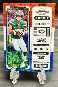 2022 Panini Contenders Optic GARRETT WILSON Rookie Ticket Red White Blue #10/13 - Picture 1 of 2