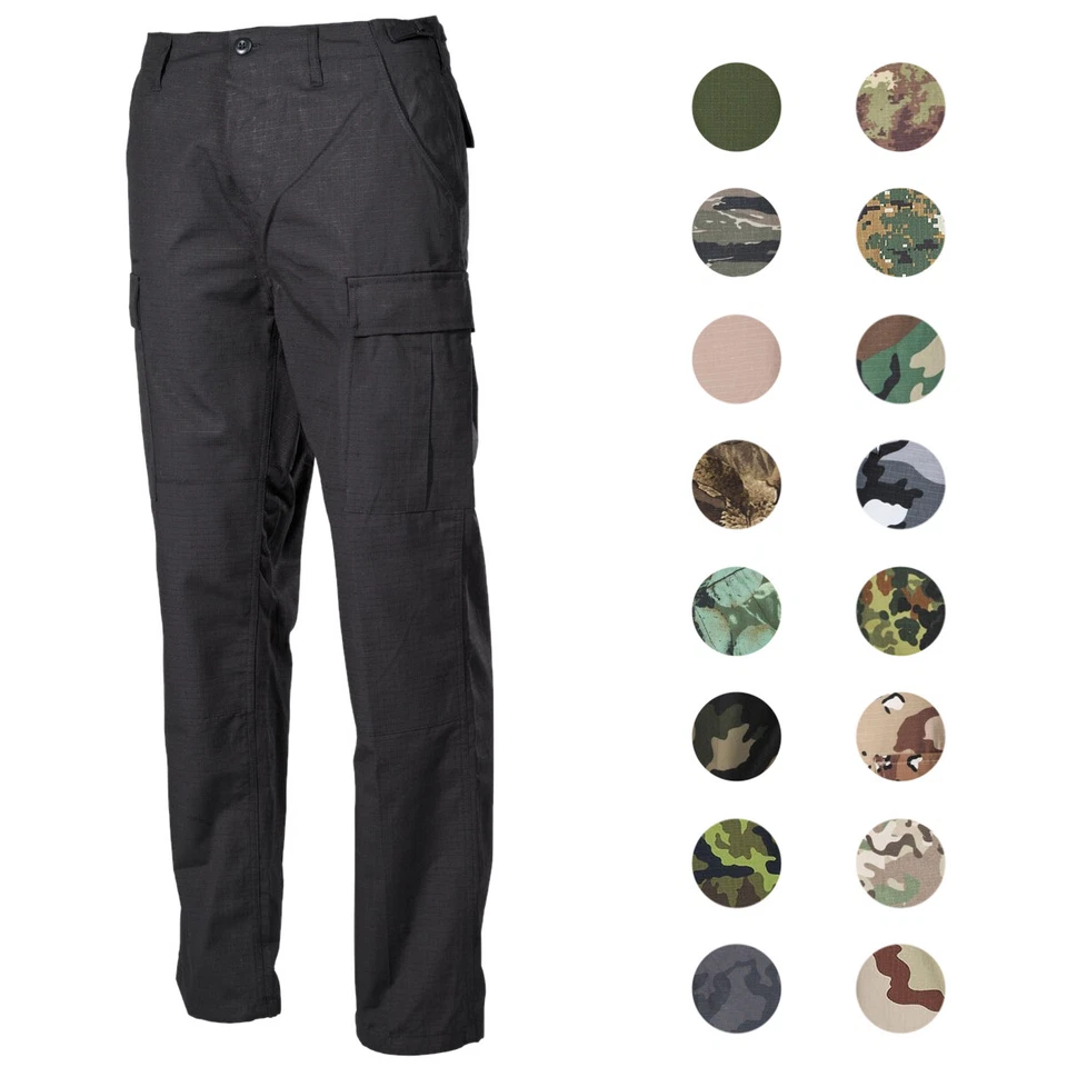 MFH US Kampfhose BDU Rip Stop Feldhose Cargo Hose Tarnhose BW Armee Bundeswehr - Bild 1 von 3