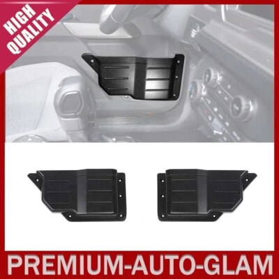 ✅Bolsillos de puerta delantera Caja de almacenamiento Organizador Bandeja de red lateral para Ford Bronco 2021 22+ Foto 1 de 4