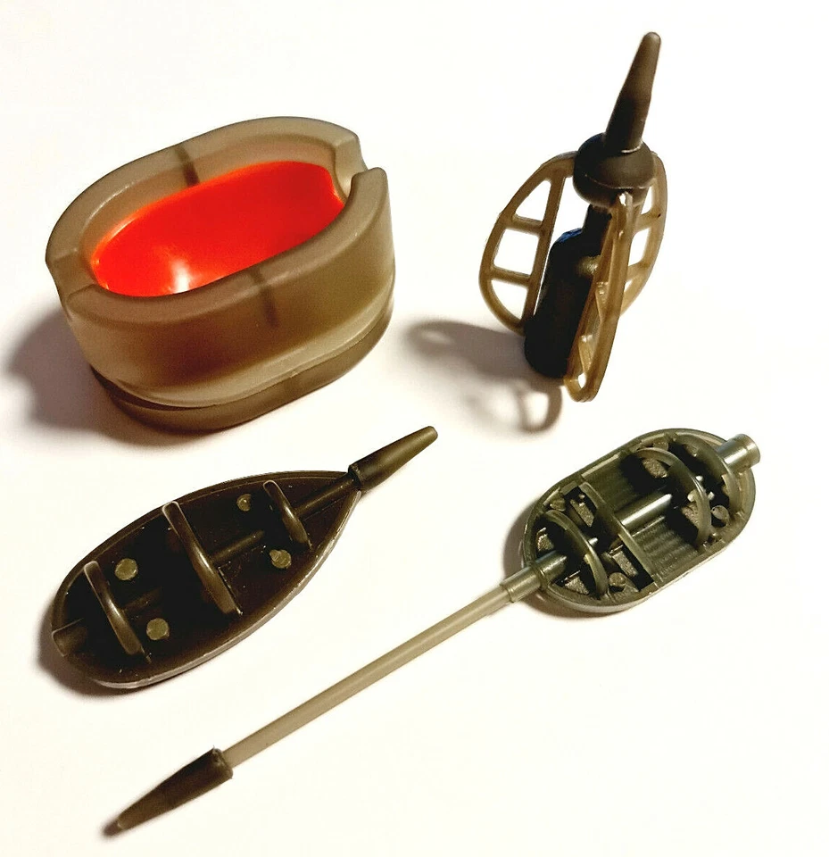 Method Feeder Futterkörbe In Line Flat Methodkorb 30-100g oder Set,Futter Presse - Bild 1 von 1