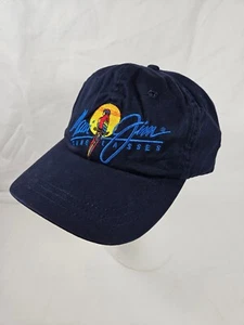 Vintage Maui Jim Sunglasses Hat Cap Adult Blue Parrot Sunset Logo Leather Strap - Picture 1 of 6