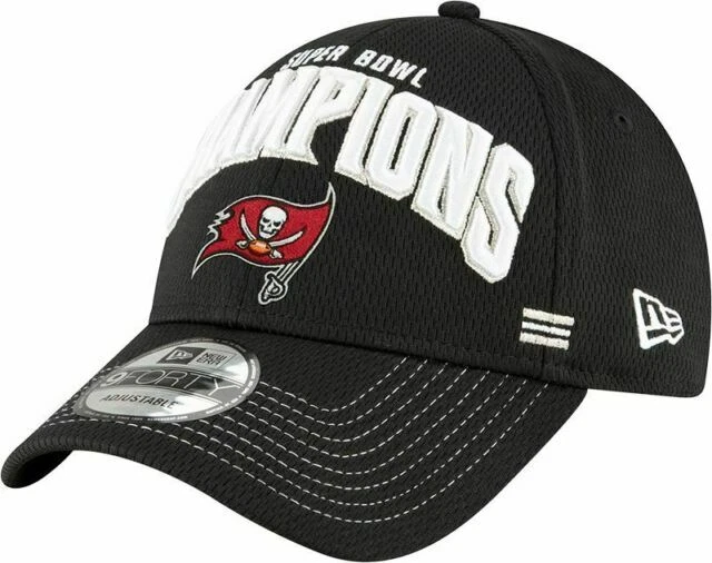 New Era Tampa Bay Buccaneers Super Bowl LV Snapback Adjustable Hat - Black