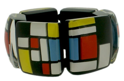 PULSERA ELÁSTICA HOMENAJE ZSISKA. ROJO/AMARILLO Foto 1 de 2