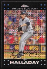 2007 Topps Chrome #81 Roy Halladay     Toronto Blue Jays Card