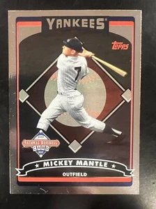 2006🔥Mickey Mantle🔥Topps National Baseball Card Day T2 Silver Foil M Yankees - Picture 1 of 2