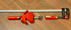 2 Bessey Original Bar Clamp 2.5x36 In TGJ2.536 Woodworking Clamps Lot - Picture 1 of 5