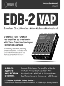 Preamplificador de 2 canales válvula (tubo) EDB-2 VAP - Imagen 1 de 5