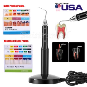 Dental Cordless Gutta Percha Obturation System Heated Pen/Gutta Percha Points - Picture 1 of 28