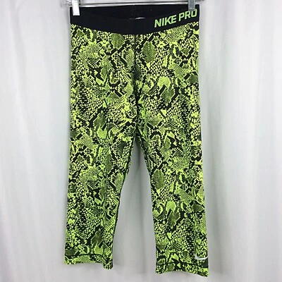 Nike Pro Vixen Women's Snakeskin Training Tights Pants Size Medium - Image 1 of 4