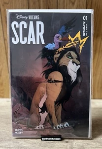 DISNEY VILLAINS SCAR #1 (SIGNED BY JAE LEE VARIANT) COA 2023Comic DYNAMITE! - Bild 1 von 2