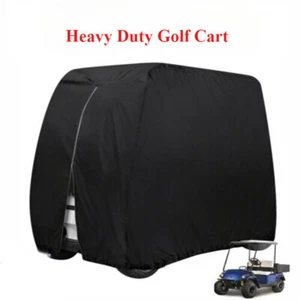 Dustproof Waterproof Golf Cart Cover Tarp 4 Passenger For Club Car EZ Go Yamaha - Picture 1 of 16