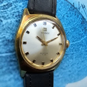 Vintage Tissot Seastar T.12 Hand-Winding Men's Watch Cal 781-1 - Picture 1 of 11