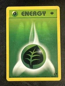 Pokemon TCG 129/132 Grass Energy Gym Challenge 1st Ed MP - Picture 1 of 2