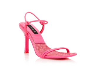 Sandalias de tacón alto Aqua Alaya con tiras rosa talla 8 240260 - Imagen 1 de 2