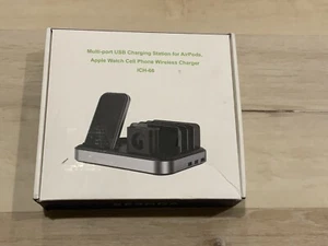 Seenda 6-in1 Charging Station for Multiple Devices iPhone Air Pods Android,Watch - Picture 1 of 3