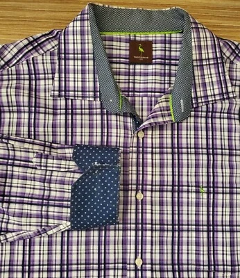 TAILORBYRD рубашка на пуговицах в полоску 2XL рубашка премиум 120 синий Flip манжеты XXL - Изображение 1 из 4