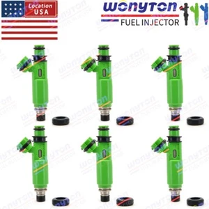 Fuel Injectors 6Pcs 195500-3170 Fits 1998-2003 Mitsubishi Montero sport 3.0L V6 - Picture 1 of 7