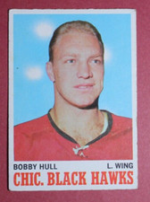 1970-71 TOPPS BOBBY HULL #15 CHICAGO BLACK HAWKS  *HOF*
