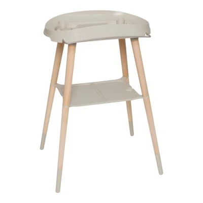 Bebe-Jou Badewannenständer Sense Taupe mit schönen Holzbeinen TOP