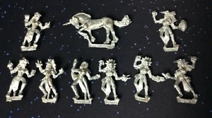 GAMES WORKSHOP BLOOD BOWL AMAZON TEAM (8 FIGS) + STAR PLAYER LUCKY LUC UNICORN - Picture 1 of 6