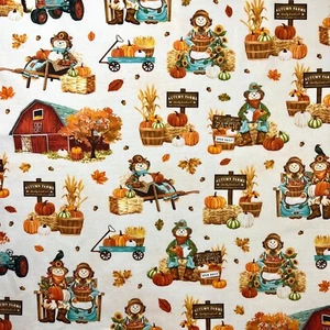 Autumn Farms Fabric B116FSFP04 Brother Sister Design Studio 1/2 YARD 100% Cotton - Picture 1 of 9