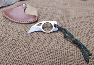 Coltello Finger Knife Cougar Collection Silver (fm884) - Foto 1 di 1