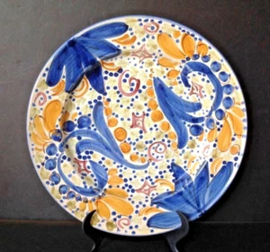VTG Puente Arzobispo Hand-painted Toledo Spain Ceramic 12-1/4’’ Wall Plate - Picture 1 of 4
