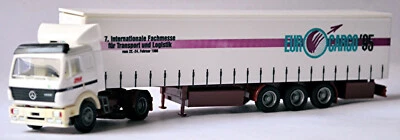 Mercedes Benz SK 1838 Curtain Canvas Semi-Trailer EuroCargo 95 1:87 AWM 50178 - Image 1 of 4