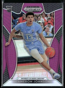 Cameron Johnson 2019-20 Panini Prizm Draft Picks Purple RC #76 North Carolina