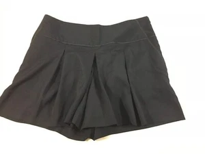 Pantalones cortos para mujer Elle Brand, talla 4, negros, 100 % poliéster - Imagen 1 de 4