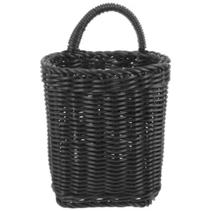 Wall Basket Door Back Rattan Hanging Baskets behind Organizer Small - Picture 1 of 12