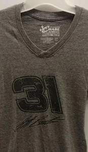  NASCAR Ladies Jeff Burton  31 T Shirt Chase Authentic Size xs Gray - Picture 1 of 6