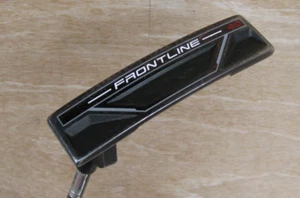 LH BLACK CLEVELAND FRONTLINE 4.0 PUTTER 35" INCHES LONG GOLF CLUB LEFT HAND 2135 - Picture 1 of 8