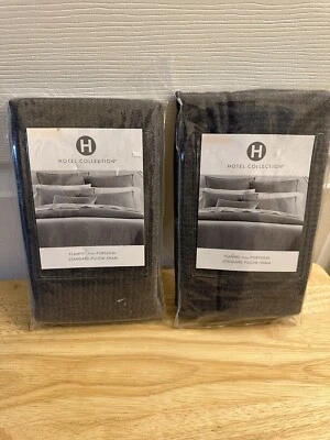 Nuevas fundas estándar gris franela Lux Hotel Collection Foto 1 de 3