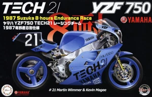 1:12 Scale Fujimi Yamaha YZF 750 Tech 21 1987 Model Kit - Superbike - Picture 1 of 1