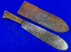 US WW2 USMC Marine Bolo Fighting Knife Machete w/ Scabbard - Picture 1 of 23
