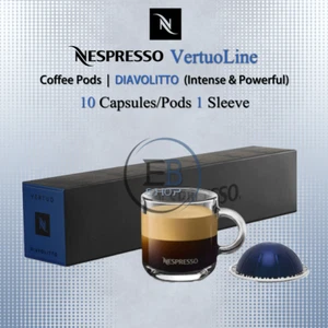 Cafeteras NESPRESSO Vertuo Line 10 cápsulas 1 manga DIAVOLITTO (Intensas) - Imagen 1 de 2