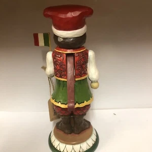 Jim Shore ITALIENISCHE NUSSKNACKER FIGUR - EINE FLAGGE, EIN TRAUM 6006645 NEU IM KARTON - Bild 1 von 3