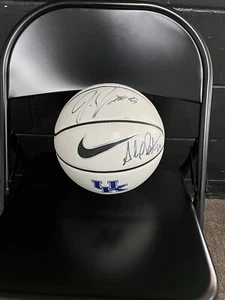 Julius Randle/Alex Poythress DUAL SIGNIERT UK LOGO BASKETBALL - kuratiertes Mem. COA - Bild 1 von 5
