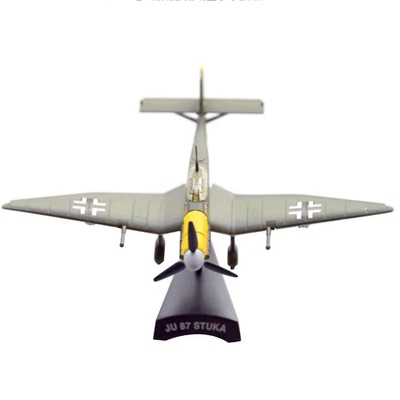 1/110 Diecast Alloy WWII Germany Junkers JU-87 Stuka Bomber Model With Stand - Image 1 of 4