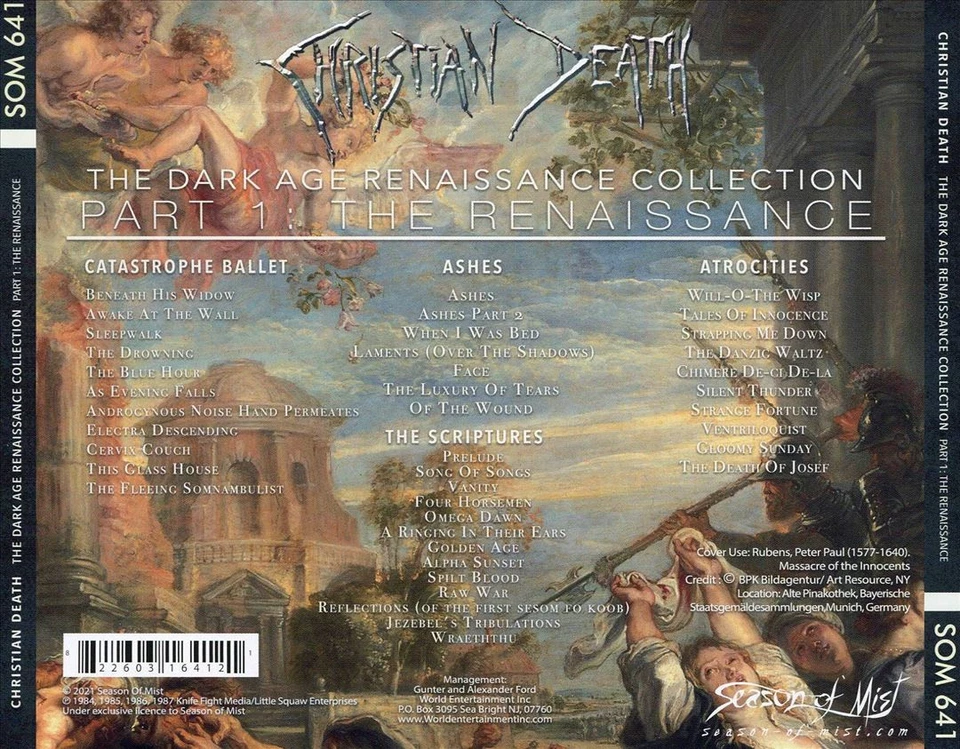 THE DARK AGE RENAISSANCE COLLECTION, PT 1: THE RENAISSANCE [12/10] * NEW CD - Image 1 of 1