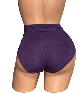 Bragas FRUIT OF THE LOOM púrpura sedoso cintura alta para mujer 6 Foto 1 de 4