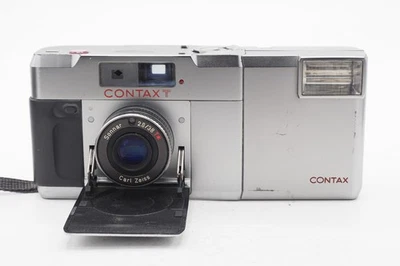 Contax T mit Blitz T14 +++ von classic-cameras +++ 12 Mon. Gewährl. +++ - Bild 1 von 4