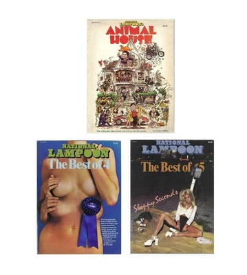 Set of 3 NATIONAL LAMPOON Trade Paperbacks TPBs Animal House, Best of #4 & #5 - Image 1 of 4