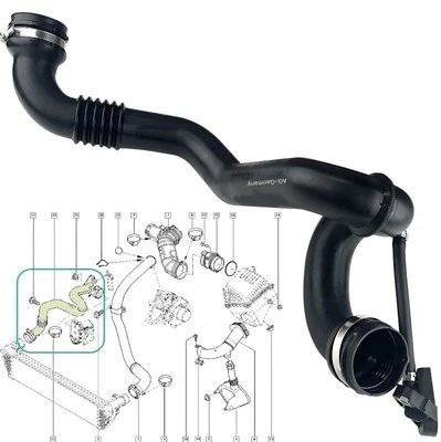 Genuine AG® Turbo Hose for Renault Espace IV 2.0 dCi 8200540493 - Image 1 of 4