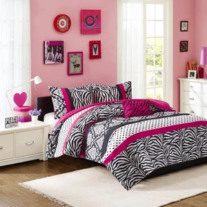 Mi Zone Comforter Set Fun Bedroom Décor - Modern All Season Polka Dot Print, ... - Picture 1 of 9