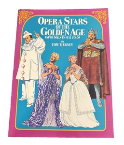OPERA STARS OF THE GOLDEN AGE 1984 Paper Dolls in Full Color by Tom Tierney NEW - Picture 1 of 10